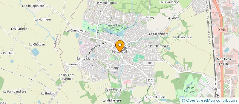 localisation de l'entreprise SARL MEILLOT  MOUILLERON-LE-CAPTIF