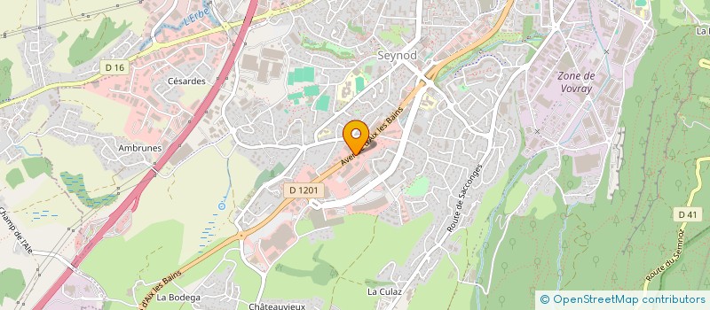 localisation de l'entreprise SARL MEINDER PIOT  ANNECY