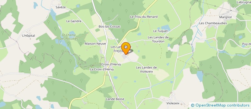 localisation de l'entreprise SARL MEIZE PERE ET FILS à SAINT-PRIEST-LIGOURE