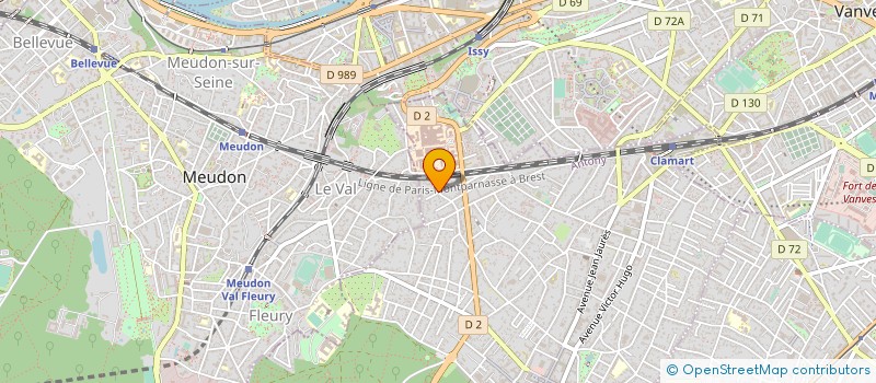 localisation de l'entreprise SARL MEK'S à CLAMART