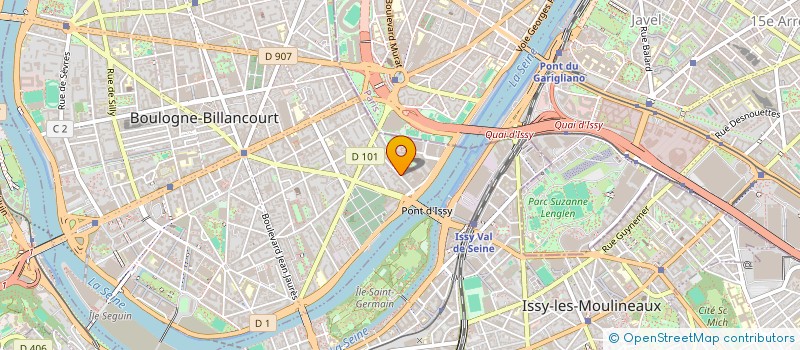 localisation de l'entreprise SARL MEKLA  BOULOGNE-BILLANCOURT