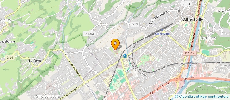 localisation de l'entreprise SARL MELARION à ALBERTVILLE