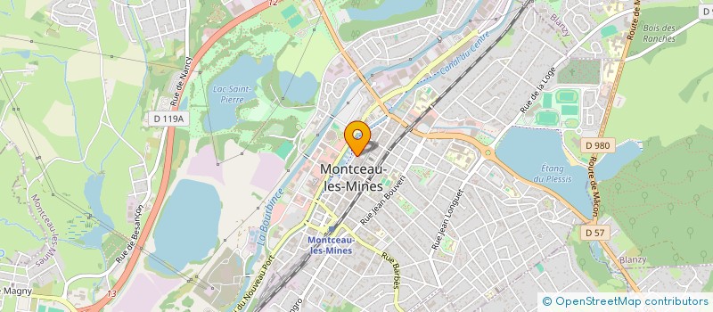 localisation de l'entreprise SARL MELCHIORRE - BRASSERIE LE CARNOT à MONTCEAU-LES-MINES