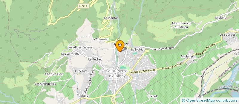 localisation de l'entreprise SARL MELDONE à SAINT PIERRE D'ALBIGNY