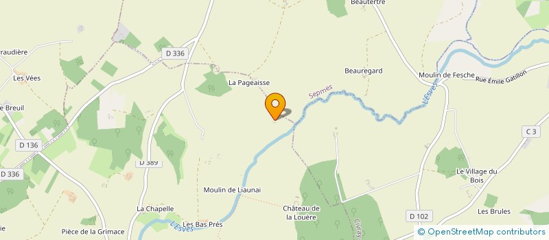 localisation de l'entreprise SARL MELFIS  MARCE-SUR-ESVES