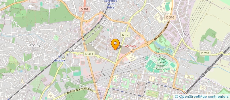 localisation de l'entreprise SARL MELI  SARCELLES