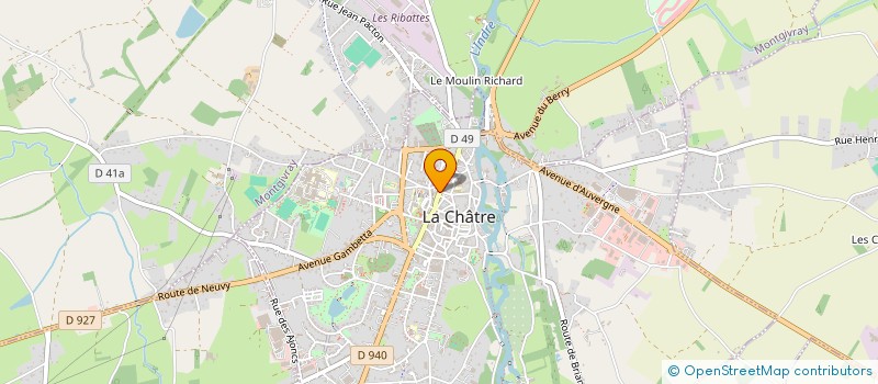localisation de l'entreprise SARL MELI PRESSING à LA CHATRE