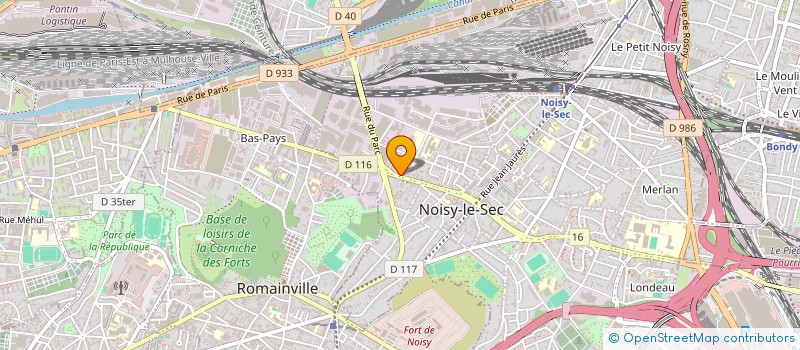 localisation de l'entreprise SARL MELIDA à NOISY-LE-SEC