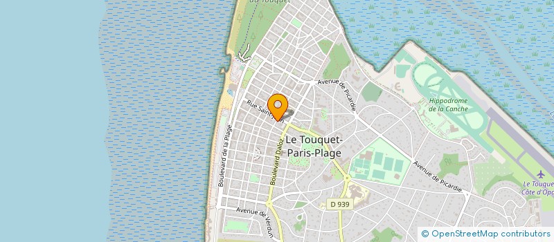 localisation de l'entreprise SARL MELIERES à LE TOUQUET-PARIS-PLAGE