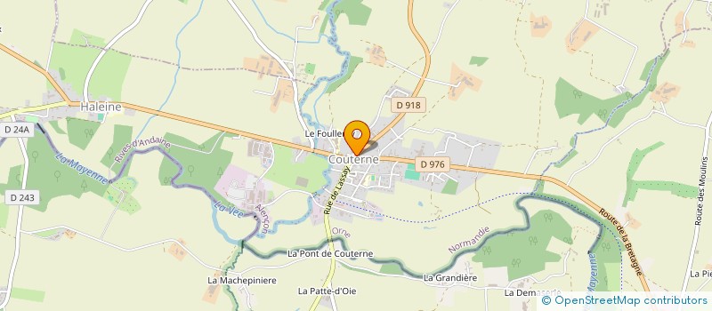 localisation de l'entreprise SARL MELIKEV à RIVES D'ANDAINE