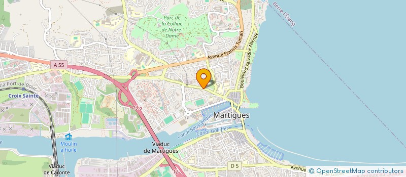 localisation de l'entreprise SARL MELINDA à MARTIGUES