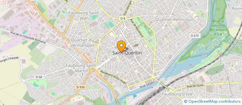 localisation de l'entreprise SARL MELISA à SAINT-QUENTIN