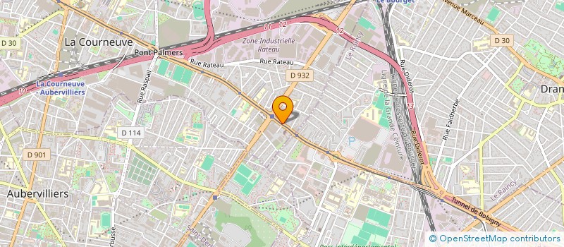 localisation de l'entreprise SARL MELISSA à LA COURNEUVE