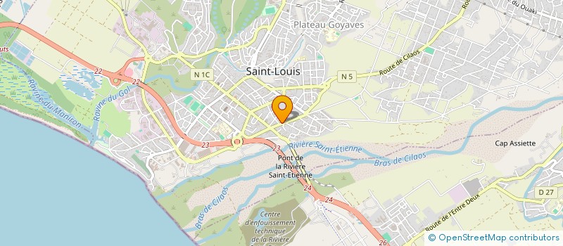 localisation de l'entreprise SARL MELN'ZO à SAINT-LOUIS