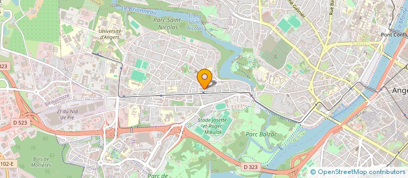 localisation de l'entreprise SARL MELODY DE LA FERMETURE à ANGERS