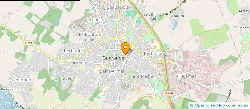 localisation de l'entreprise SARL MELUSINE à GUERANDE