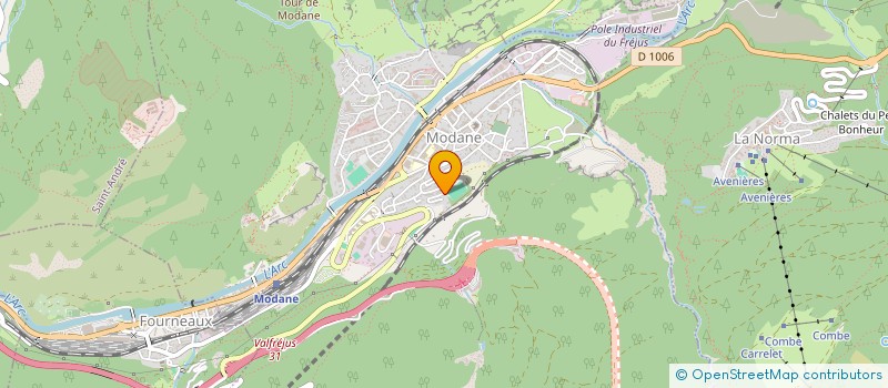 localisation de l'entreprise SARL MEMIL MACONNERIE à MODANE