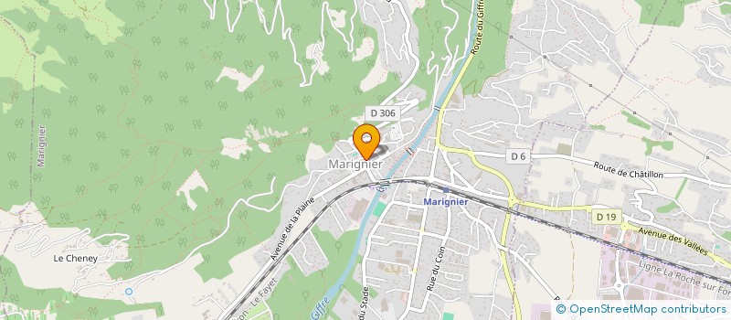 localisation de l'entreprise SARL MENAGER VOUS!  MARIGNIER