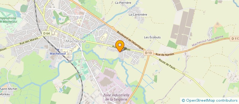 localisation de l'entreprise SARL MENARD à PAULX