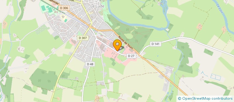 localisation de l'entreprise SARL MENARD CORDON à LE LUDE