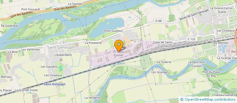 localisation de l'entreprise SARL MENARD FINANCES à LA RICHE
