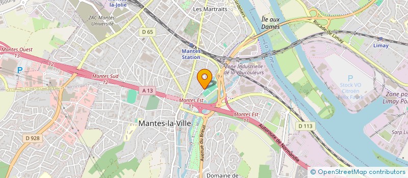localisation de l'entreprise SARL MENCUCCINI à MANTES-LA-VILLE