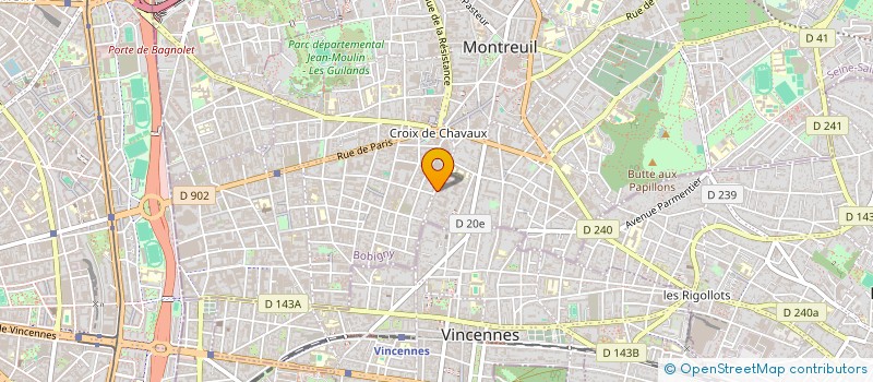 localisation de l'entreprise SARL MENDES ET FERNANDES à MONTREUIL