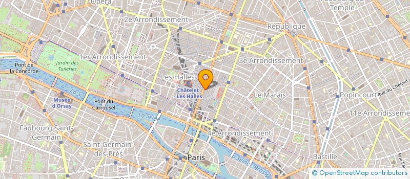 localisation de l'entreprise SARL MENDES TP à PARIS