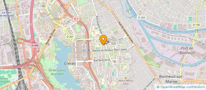 localisation de l'entreprise SARL MENDY  CRETEIL