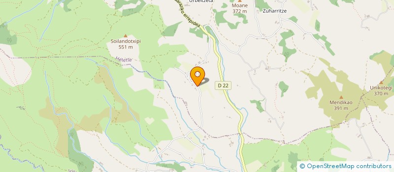 localisation de l'entreprise SARL MENDY ELECTRICITE  HELETTE