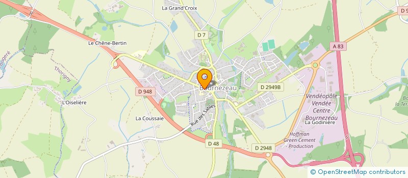 localisation de l'entreprise SARL MENIAN  BOURNEZEAU