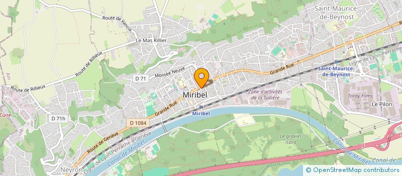 localisation de l'entreprise SARL MENIERE ET AMAR L'IMMOBILIER à MIRIBEL