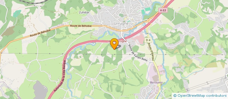 localisation de l'entreprise SARL MENKETEBA  URRUGNE