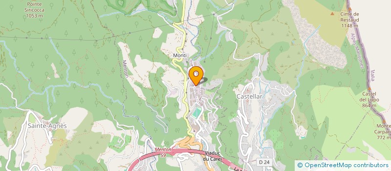 localisation de l'entreprise SARL MENTON SIGNS  MENTON