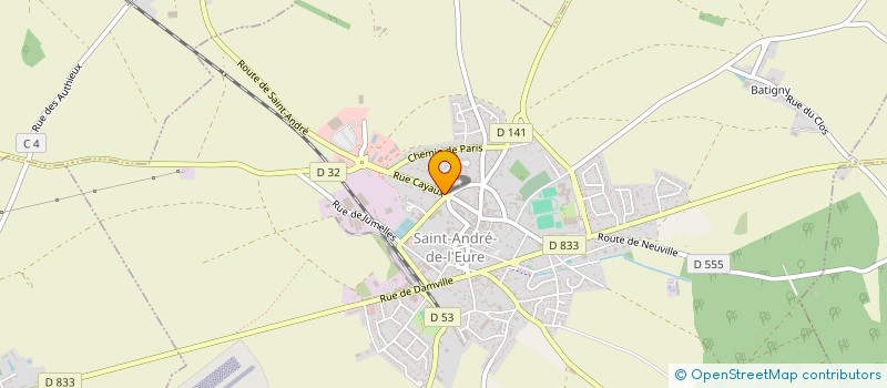 localisation de l'entreprise SARL MENUISERIE ANDRESIENNE à SAINT-ANDRE-DE-L'EURE