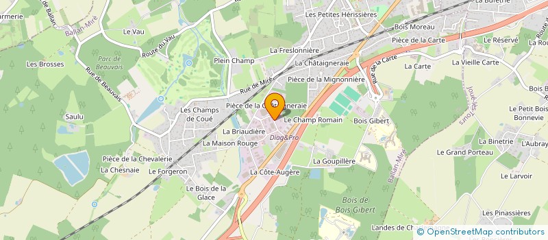 localisation de l'entreprise SARL MENUISERIE BALLANAISE à BALLAN-MIRE