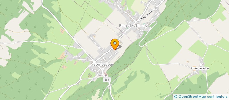 localisation de l'entreprise SARL MENUISERIE BAUD à VAL D'USIERS