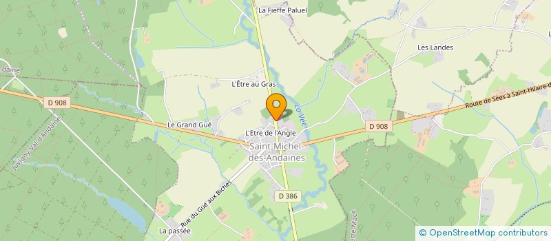 localisation de l'entreprise SARL MENUISERIE BOULAND à BAGNOLES-DE-L'ORNE-NORMANDIE