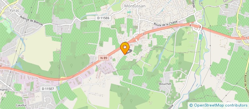 localisation de l'entreprise SARL MENUISERIE BOURG  MONTUSSAN