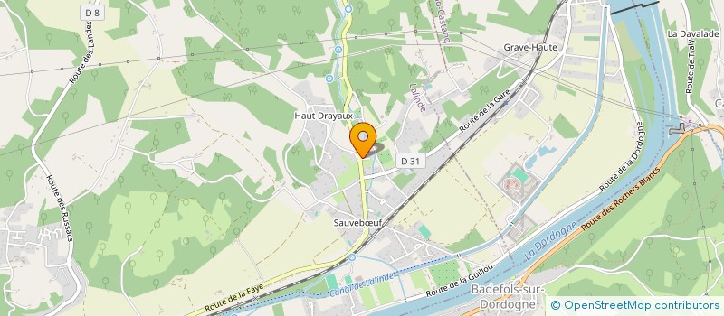 localisation de l'entreprise SARL MENUISERIE BRETOU à LALINDE