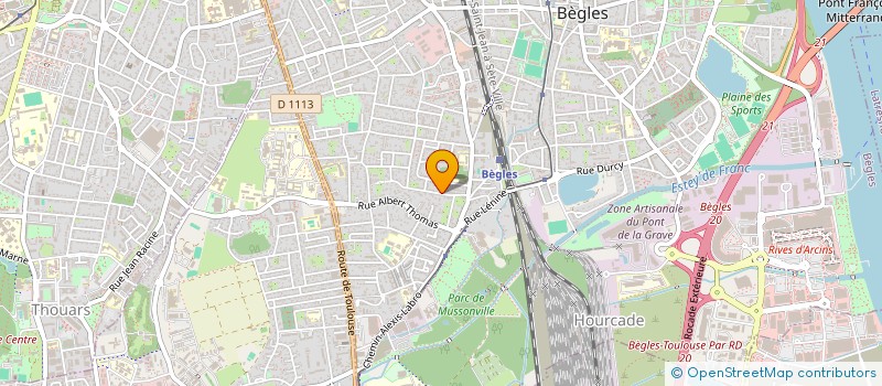 localisation de l'entreprise SARL MENUISERIE CONCEPT ARTISANAL à BEGLES