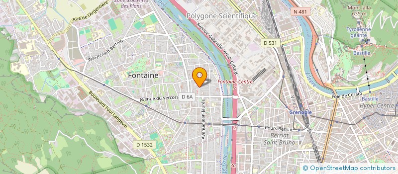 localisation de l'entreprise SARL MENUISERIE DU DRAC à FONTAINE