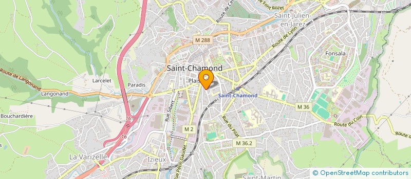 localisation de l'entreprise SARL MENUISERIE DUPLANY BERNARD à SAINT-CHAMOND