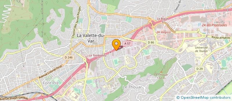 localisation de l'entreprise SARL MENUISERIE EBENISTERIE PROVENCALE à LA VALETTE-DU-VAR
