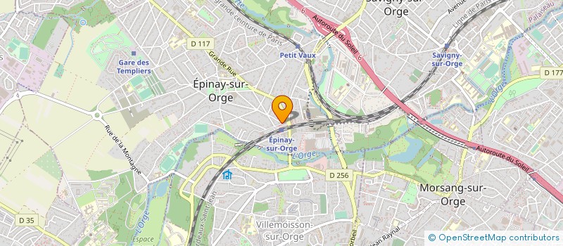 localisation de l'entreprise SARL MENUISERIE FAROUT à EPINAY-SUR-ORGE