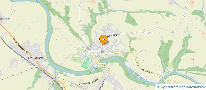 localisation de l'entreprise SARL MENUISERIE GABELOISE à CINTEGABELLE