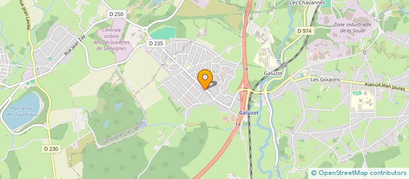 localisation de l'entreprise SARL MENUISERIE LESBILLE  SAINT-VALLIER