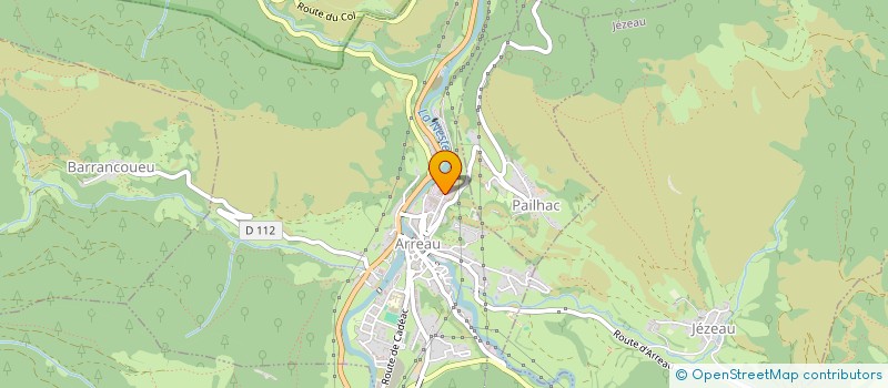 localisation de l'entreprise SARL MENUISERIE PEREZ  ARREAU