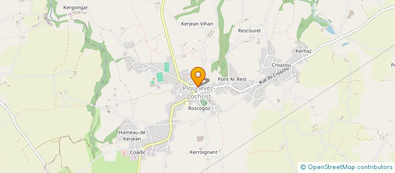 localisation de l'entreprise SARL MENUISERIE PREMEL  PLOUNEVEZ-LOCHRIST