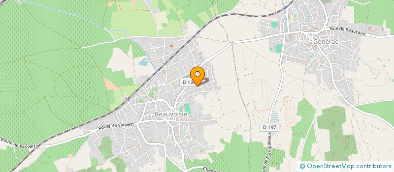 localisation de l'entreprise SARL MENUISERIE R.P.P.  BEAUVOISIN